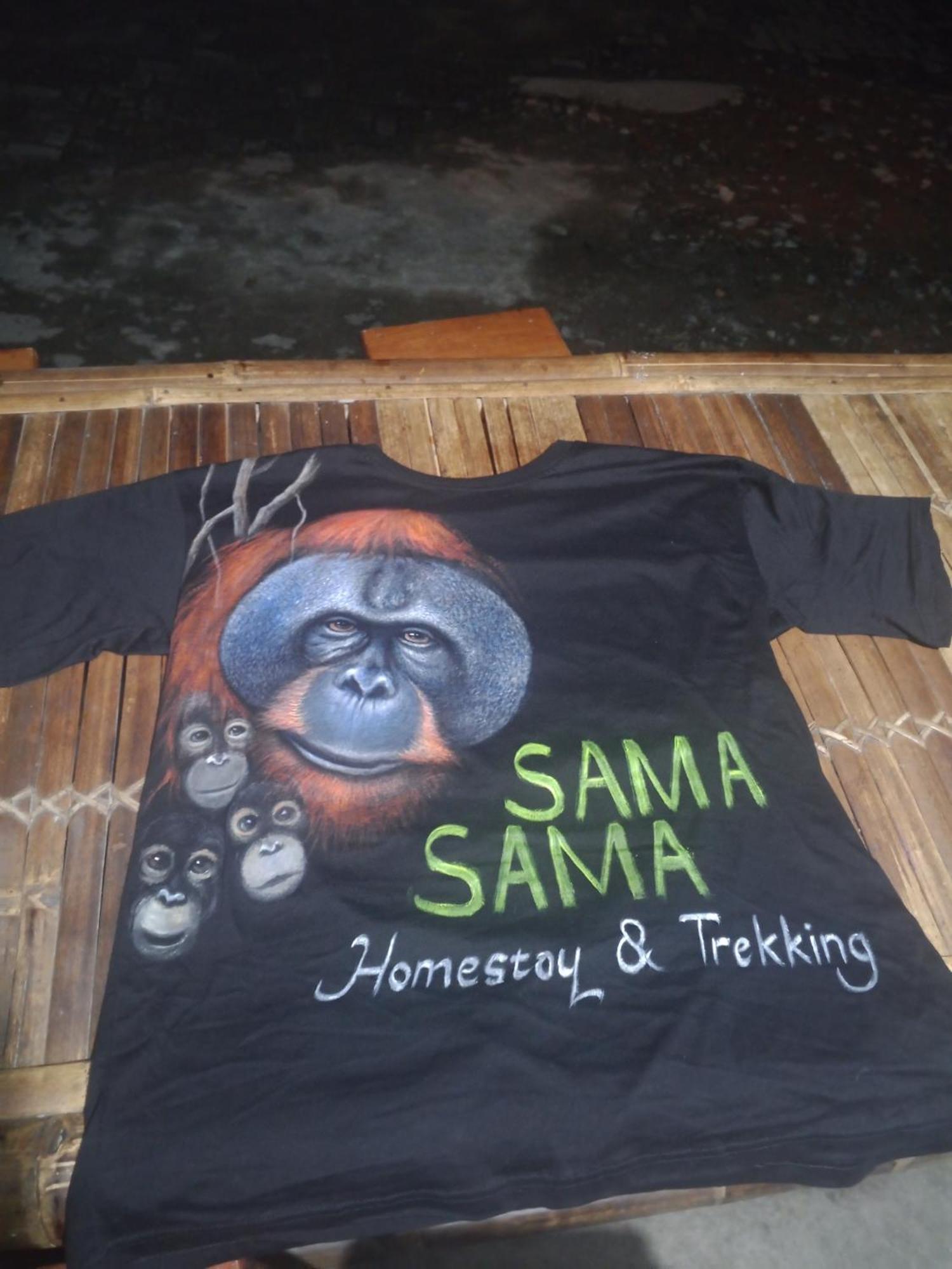 Sama Sama Homestay & Trekking Only Stay Here Book Trekking And Transport With Us Bukit Lawang Exterior foto
